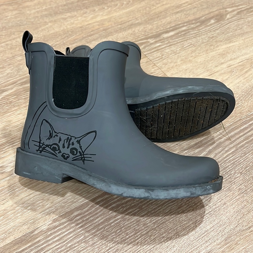 cute cat rain boots